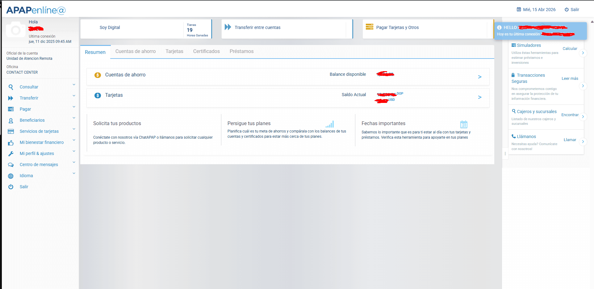 APAP Internet Banking